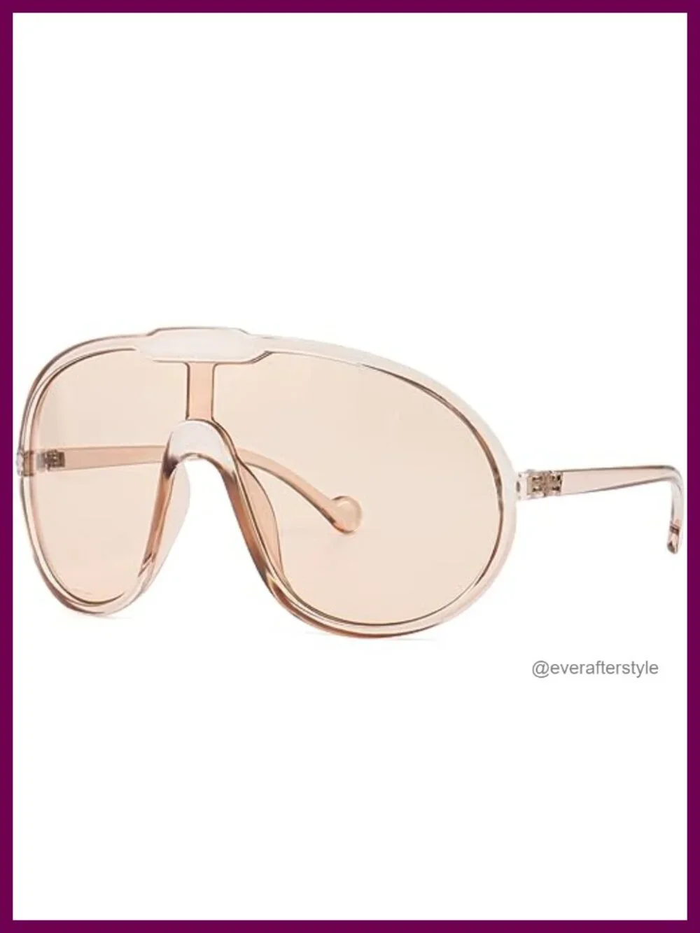 Oversized Shield Sunglasses for Women Men UV400 Protection
